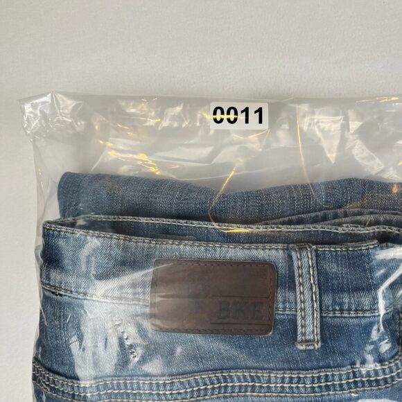 BKE Jeans Mens 34x33 Blue Seth Straight Mid Rise Medium Wash Denim 34L - Picture 13 of 13